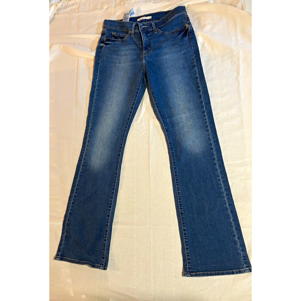 Levi's Shaping 315 Bootcut Jeans Womens 29 x32 Blue Medium Wash Slim Mid Rise